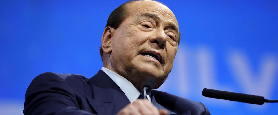 epa08013897 Former Italian prime minister Silvio Berlusconi speaks at the European People’s Party (EPP) Congress in Zagreb, 21 November 2019. The EPP party congress takes place from 20 to 21 November 2019.  EPA/ANTONIO BAT