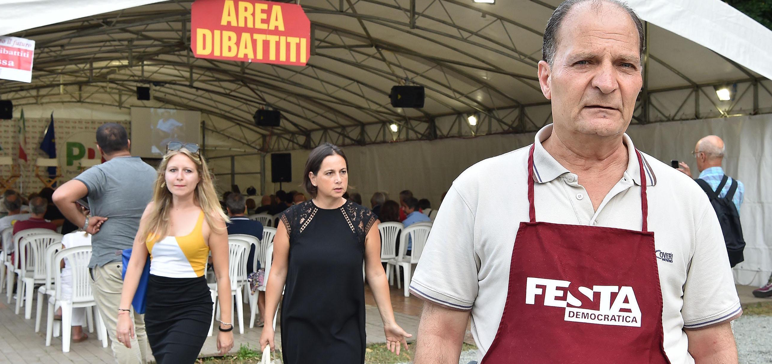 Inaugurazione della festa dell’unit‡ in Corso Grosseto, 30 agosto 2019  ANSA/ ALESSANDRO DI MARCO