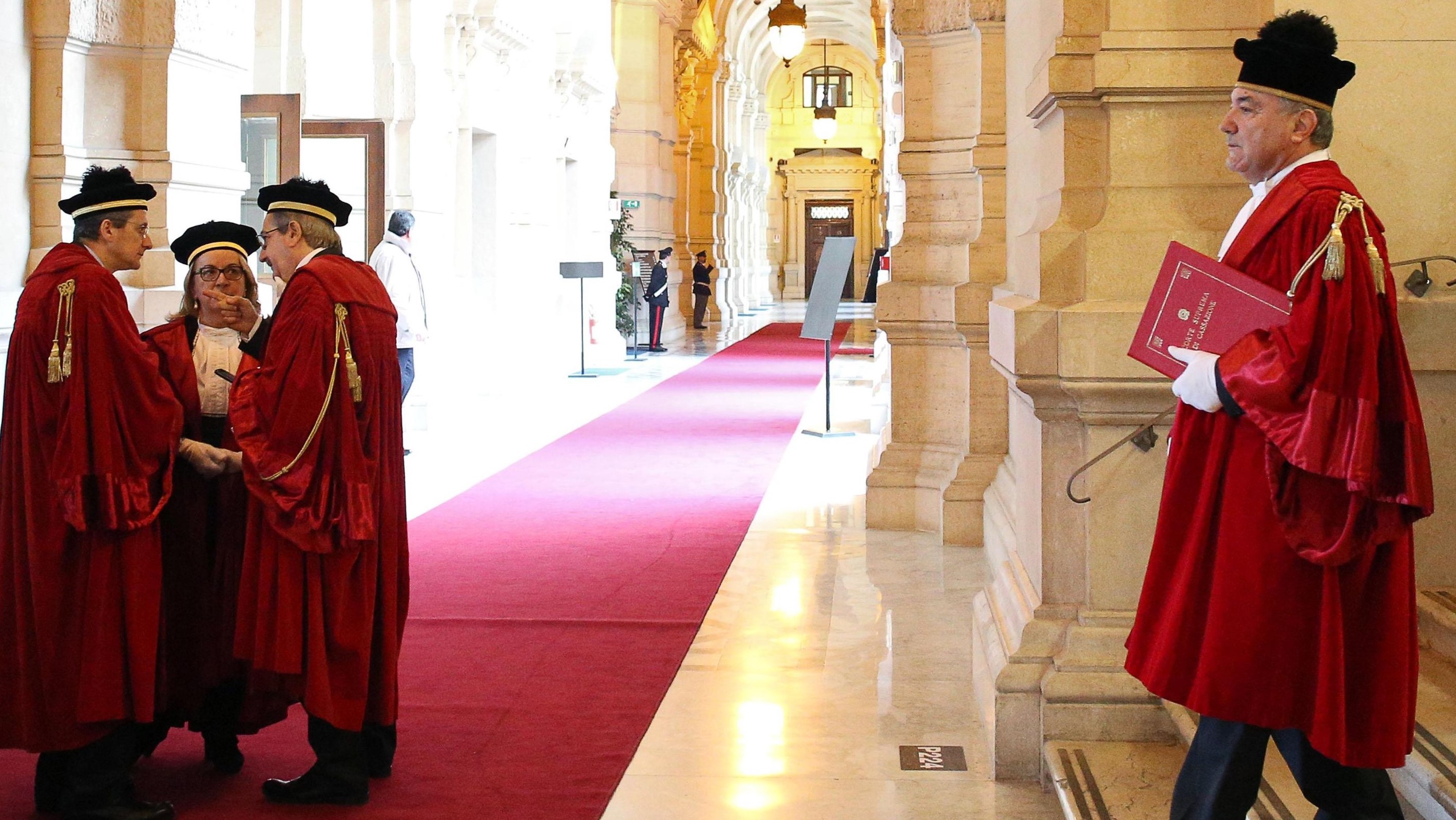 Inaugurazione dell’anno giudiziario, Roma 24 gennaio 2014.
ANSA/ALESSANDRO DI MEO