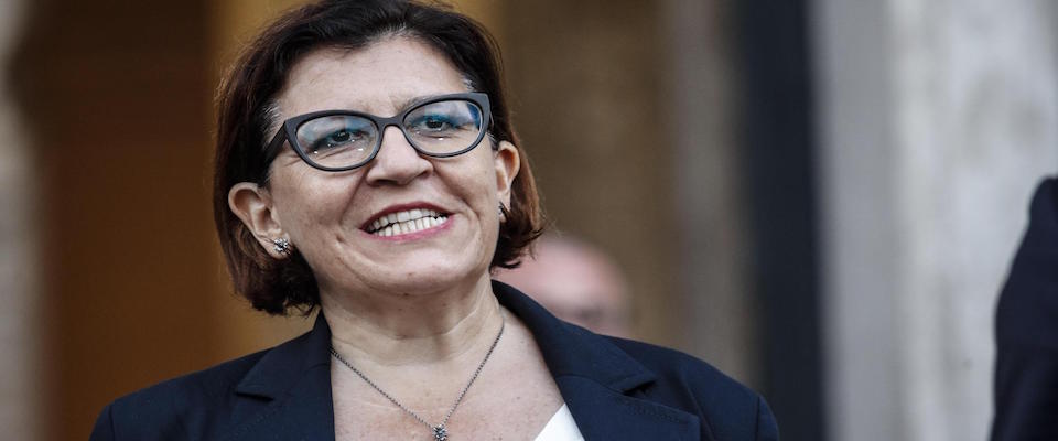 l’ex ministra Trenta foto Ansa.