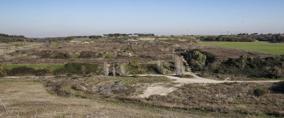 L’area dell’ex cava di Monte Carnevale, sito indicato per la nuova discarica, Roma 02 gennaio 2020. ANSA / GIUSEPPE LAMI