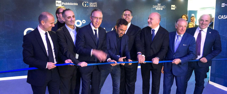 Sanremo al via, inaugurato lo Spazio Liguria. Toti: «Straordinaria ribalta per la nostra regione»