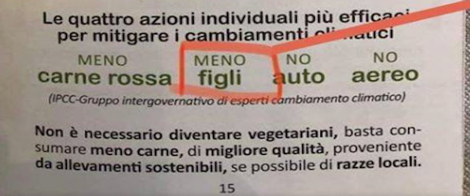 Fate meno figli per salvare il pianeta: è bufera sul volantino del Comune di Cremona (a guida Pd)