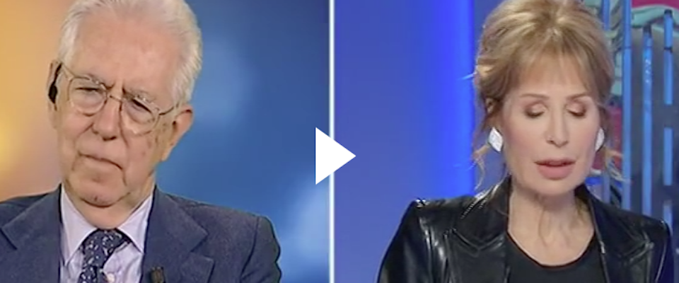 La battuta di Mario Monti a Lilli Gruber: “Con un partito da lei guidato…” (video)