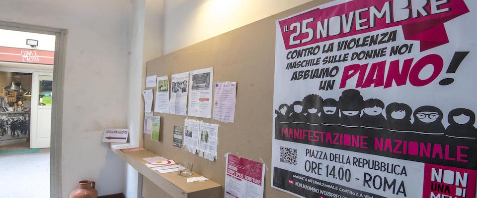 La Casa Internazionale delle Donne nel quartiere Trastevere a Roma, 9 novembre 2017. ANSA/CLAUDIO PERI