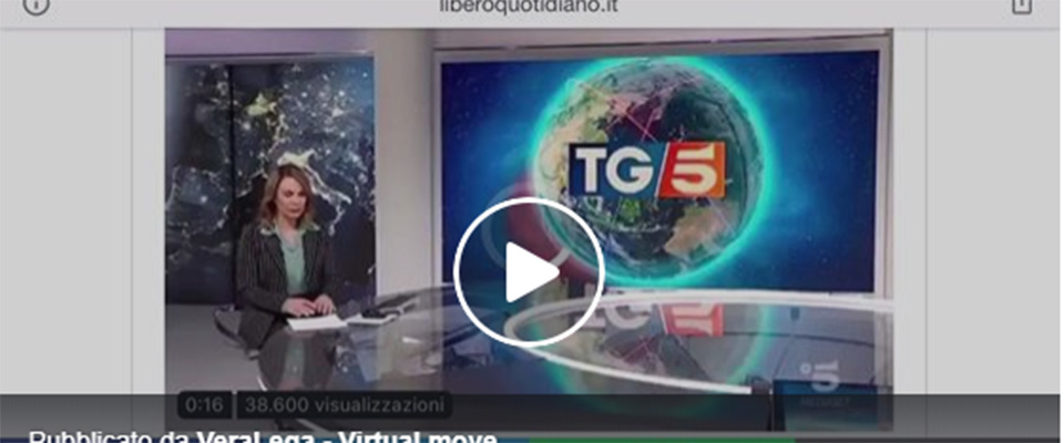 Incredibile al Tg5: giornalista parla del coronavirus e si scatena la tosse (video)