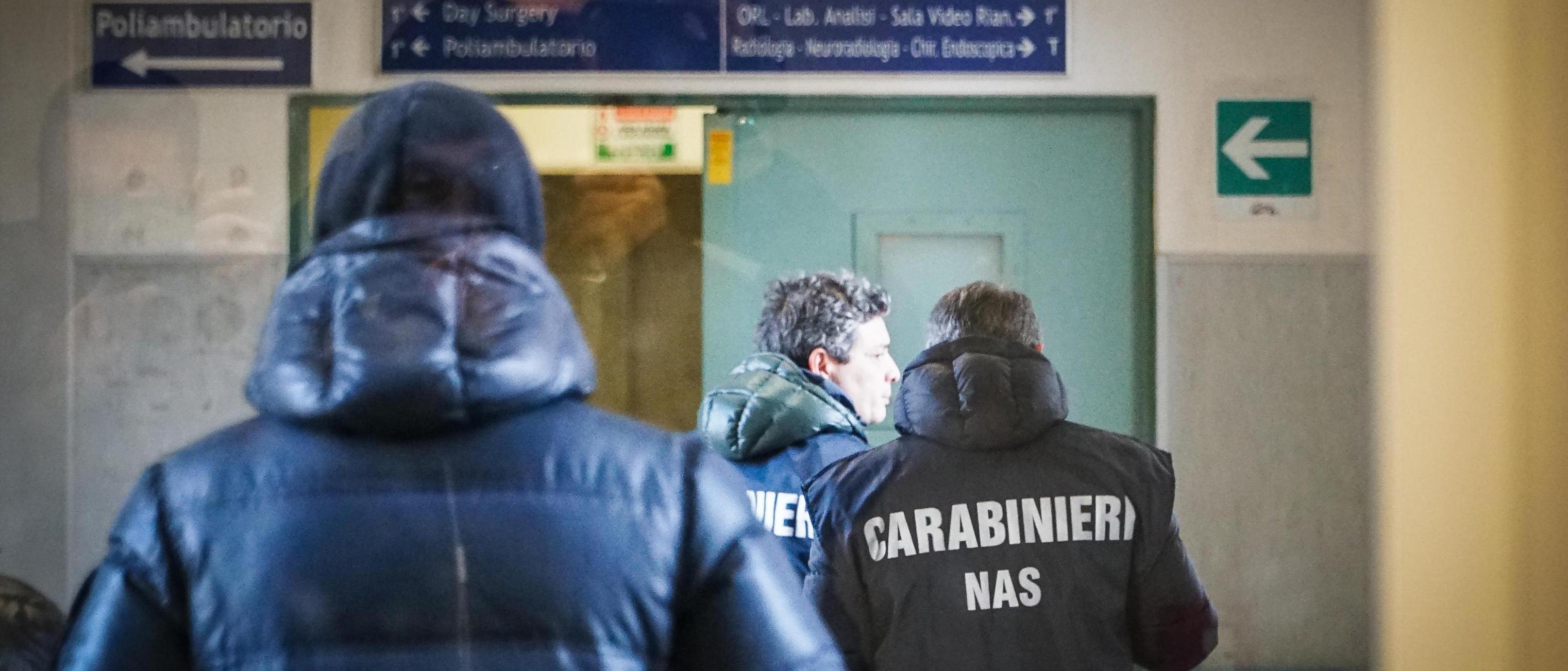 Controlli da parte degli ispettori del Ministero della Salute e del Nas dei Carabinieri nell’ospedale San Giovanni Bosco a Napoli, 10 Gennaio 2019. ANSA/CESARE ABBATE