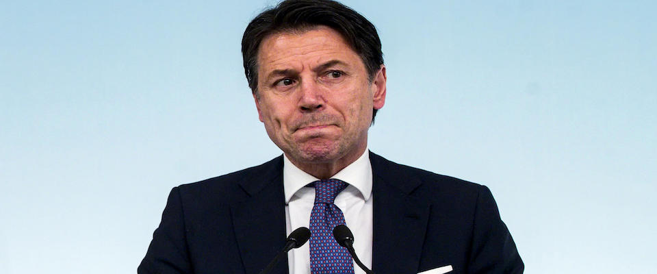 Giuseppe Conte foto Ansa