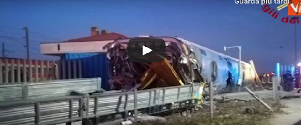 Terrore sui binari: treno deraglia a Lodi, due morti e una trentina di feriti (video)