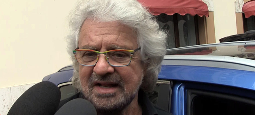 Beppe Grillo lascia l’Hotel Forum, Roma, 18 dicembre 2019.
ANSA/ FRAME VIDEO ALANEWS