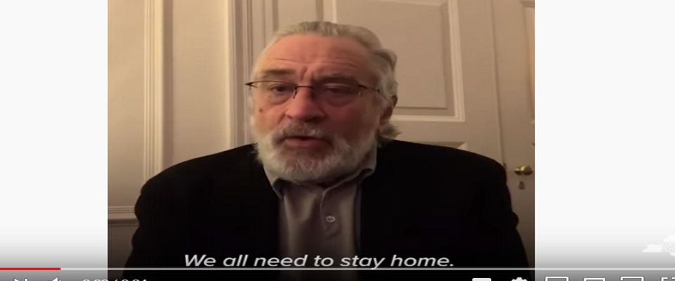 New York, il virus dilaga. Gli appelli di De Niro e DeVito: stay home (video)