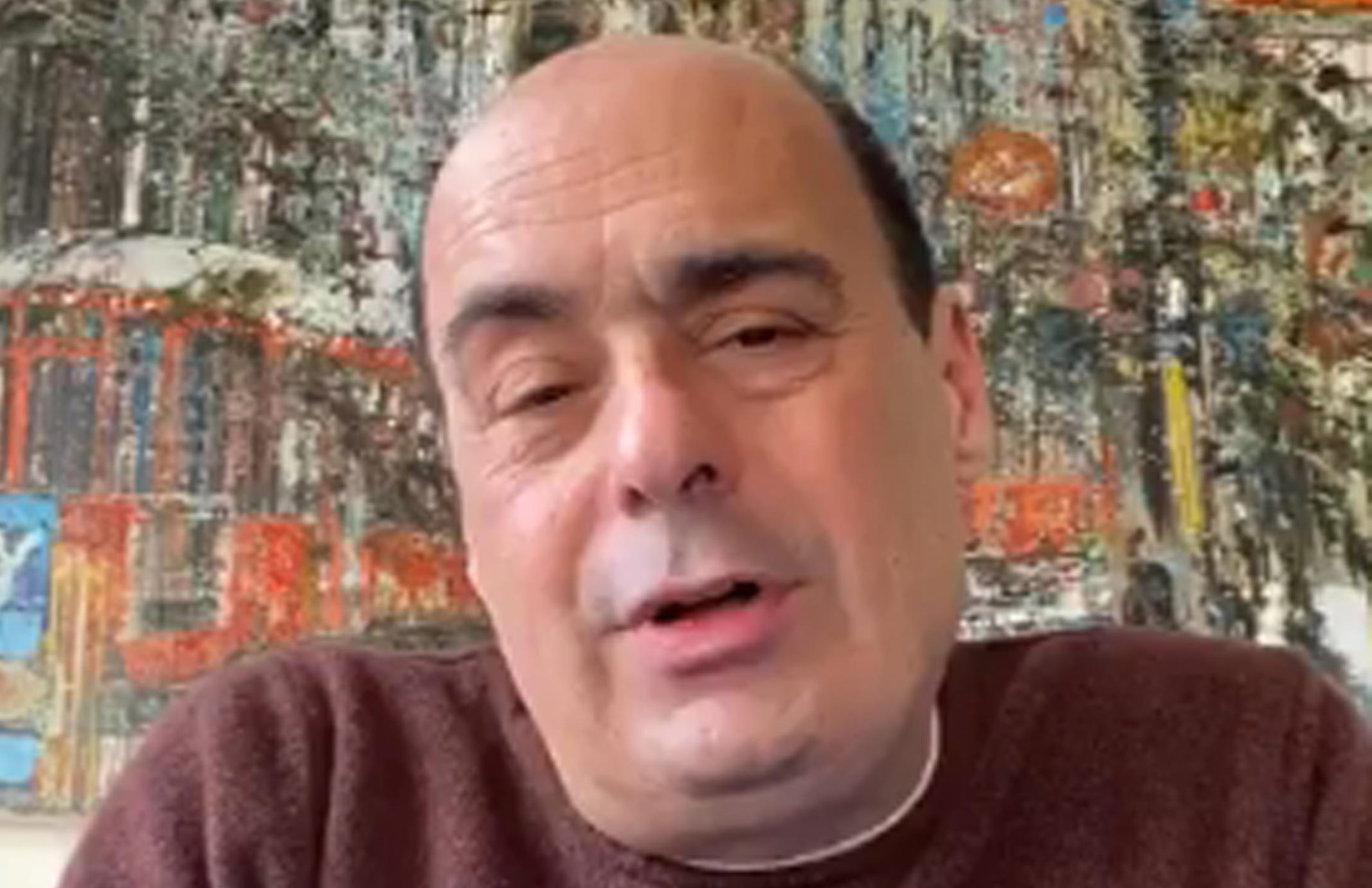 Un frame tratto da un video pubblicato su Facebook dal segretario del Pd e Presidente della Regione Lazio, Nicola Zingaretti, in cui annuncia di essere ”guarito” dal Coronavirus e di essere ”risultato negativo a due tamponi consecutivi”, 30 marzo 2020.  ANSA / Immagine tratta dal profilo Facebook di Nicola Zingaretti +++ATTENZIONE LA FOTO NON PUO’ ESSERE PUBBLICATA O RIPRODOTTA SENZA L’AUTORIZZAZIONE DELLA FONTE DI ORIGINE CUI SI RINVIA+++   ++NO SALES; NO ARCHIVE; EDITORIAL USE ONLY++