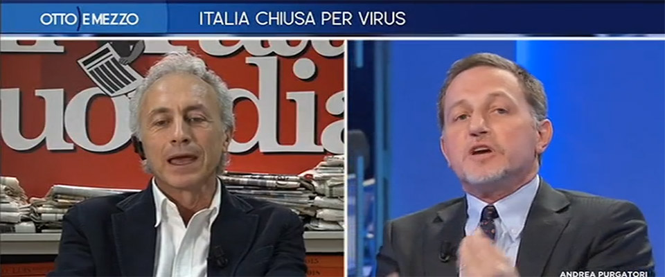 Povero Travaglio, ridotto a fare l’avvocato di Conte sui disastri del coronavirus (video)