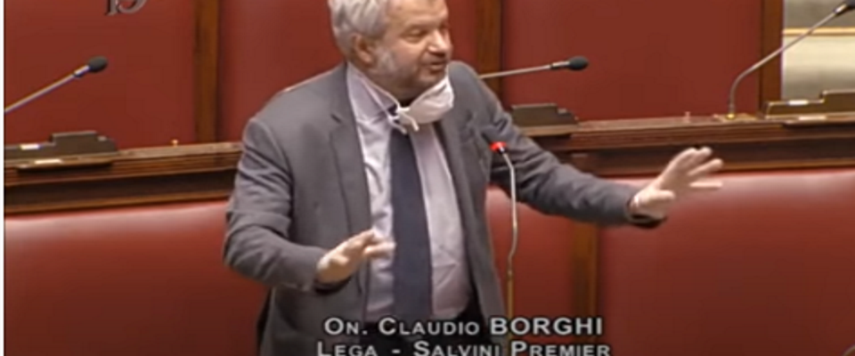 Il leghista Borghi: c’è una task force di tecnici che vuole l’immunità, Parlamento esautorato (video)