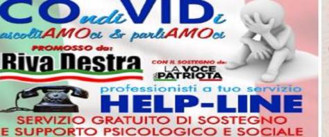 Riva Destra lancia una help line gratuita al servizio del cittadino