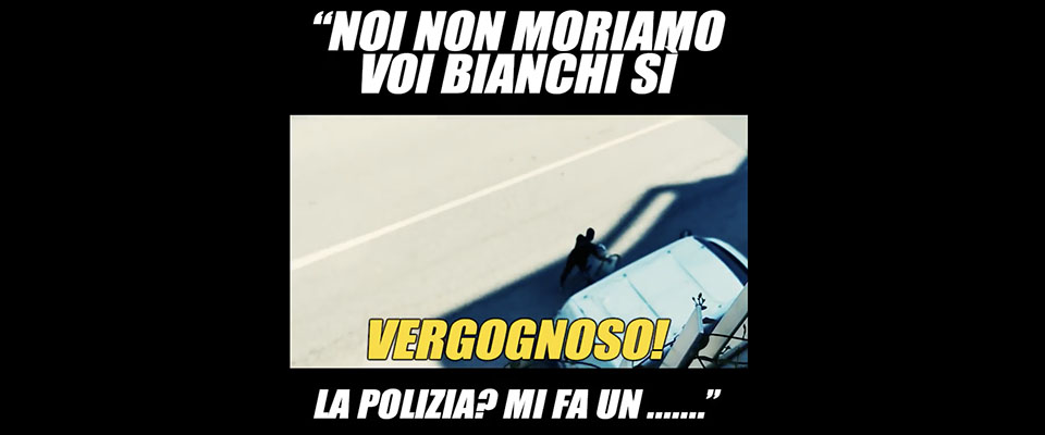 Immigrato si toglie la mascherina e insulta gli italiani: «Mi fate schifo, morite, noi neri no» (video)