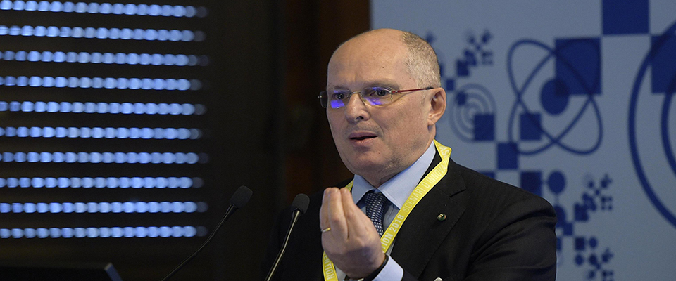 Walter Ricciardi durante la Convention Fiaso 2018 a Palazzo dei Congressi all’Eur, Roma 08 Novembre 2018.
ANSA / LUIGI MISTRULLI