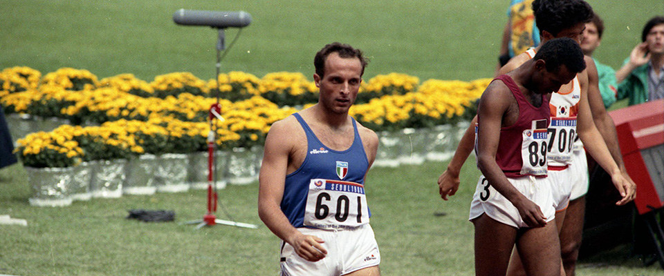 Olimpiadi di Seoul 1988: Donato Sabia. ANSA