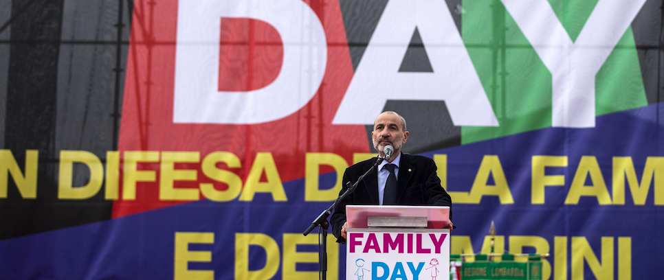 La protesta del Family Day: “Il governo dimentica le famiglie. Dia almeno 200 euro a figlio”