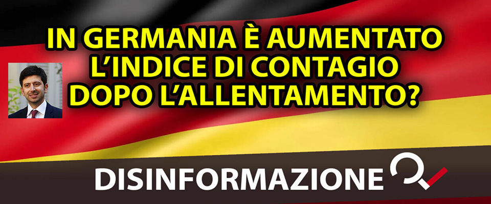 Speranza avalla fake news sui contagi in Germania. E la task force sulle “bufale” tace