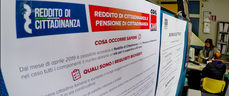 Covid-19: chi prende il reddito di cittadinanza lavori per anziani, malati e minori