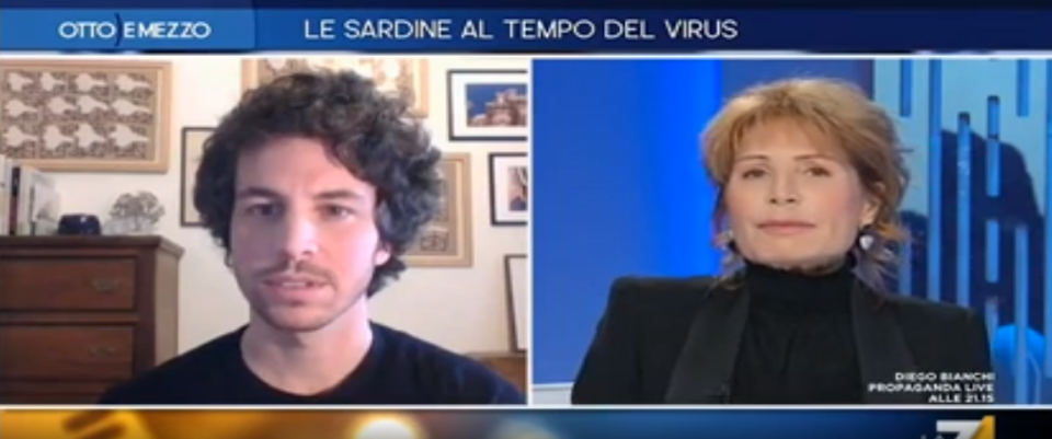 Sardine, l’ideona di Santori per combattere il virus: patrimoniale per tutti all’1 per cento (video)