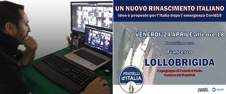 “Non perdiamoci di vista”. Le conferenze in rete di Fratelli d’Italia nonostante il virus