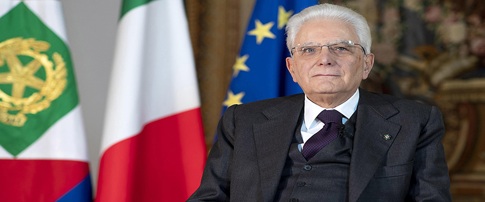 Il presidente della Repubblica Sergio Mattarella invia un  messaggio per la Festa della Donna dal Quirinale a Roma, 8 marzo 2020.
ANSA/Paolo Giandotti – Ufficio per la Stampa e la Comunicazione della Presidenza della Repubblica EDITORIAL USE ONLY NO SALES