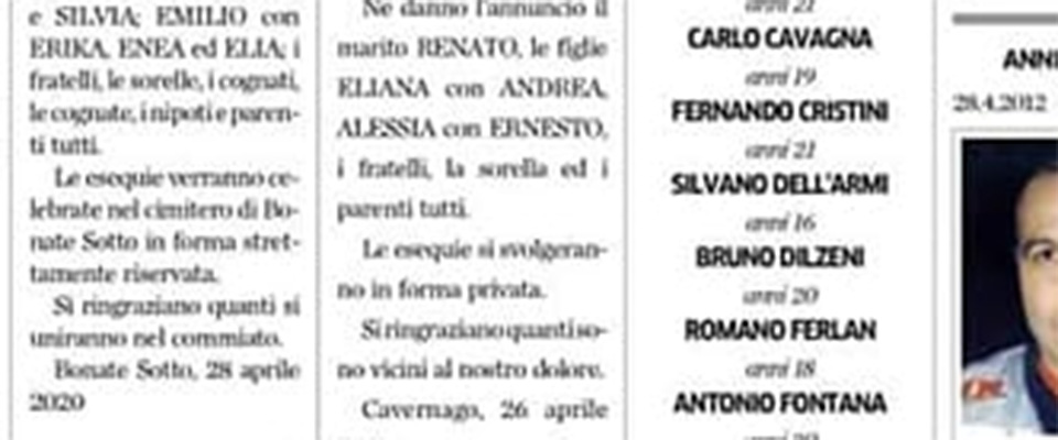 Necrologio per i morti della Rsi. L’ira dei partigiani e del giornale grillino