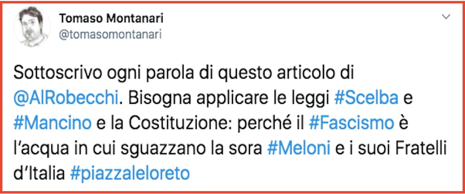 «Piazzale Loreto per Giorgia Meloni»: altri insulti dai cosiddetti “intellettuali” di sinistra