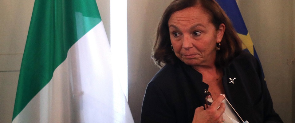 Il ministro dell’Interno Luciana Lamorgese foto Ansa