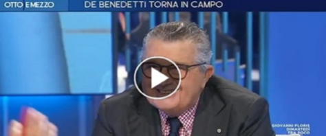 Figuraccia di De Benedetti dalla Gruber video dalla pagina de La7