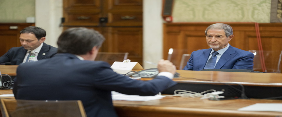 Incontro a Palazzo Chigi con Pres regione Sicilia e sindaco Lampedusa