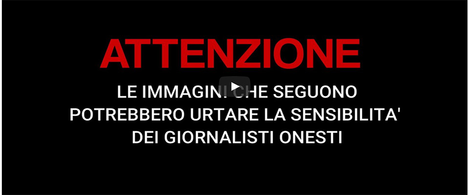 Grillo pubblica le immagini dello spintone al giornalista e ironizza: “5 giorni di prognosi…” (video)