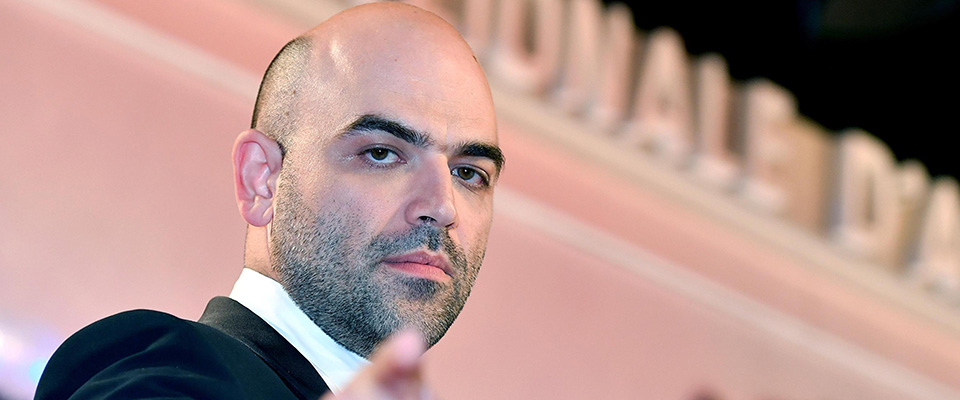 Italian author and screenwriter Roberto Saviano arrives for a premiere of ‘ZeroZeroZero (Episodi 1 e 2)’ during the 76th annual Venice International Film Festival, in Venice, Italy, 05 September 2019. The movie is presented out of competition at the festival running from 28 August to 07 September. ANSA/ETTORE FERRARI