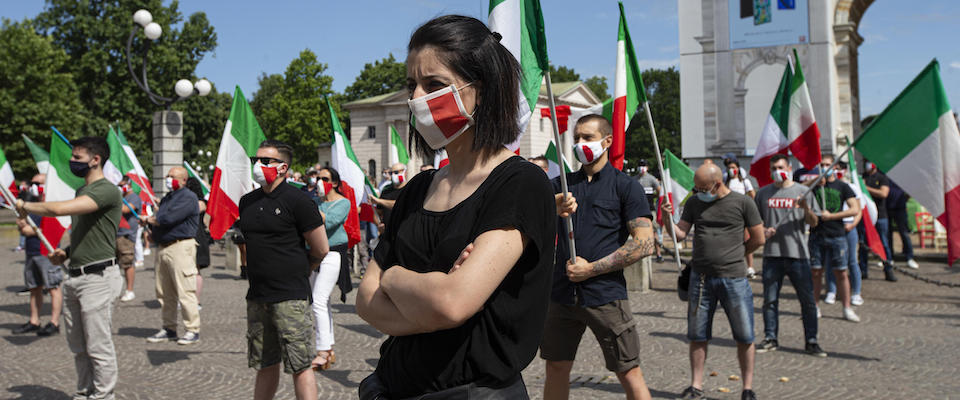 mascherine tricolori