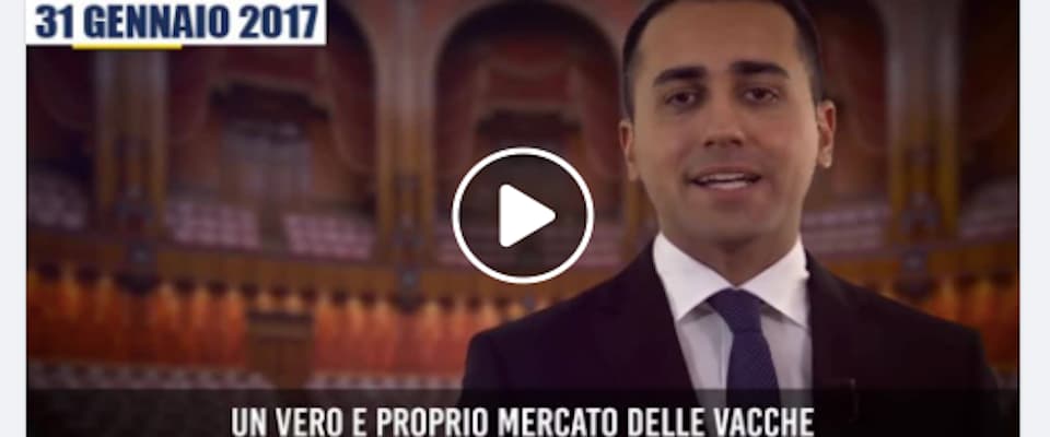 Il video sul “mercato delle vacche” che svergogna Di Maio. Meloni: «Ma chi prendono in giro?»