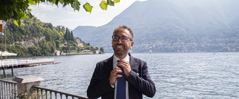 Alfonso Bonafede, ministro della Giustizia, al Forum Ambrosetti a Cernobbio, 6 settembre 2020. ANSA/Marco Ottico