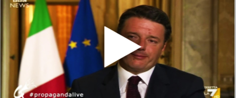 Renzi intervistato in inglese fa sbellicare il web: scena muta dopo la domanda (video)