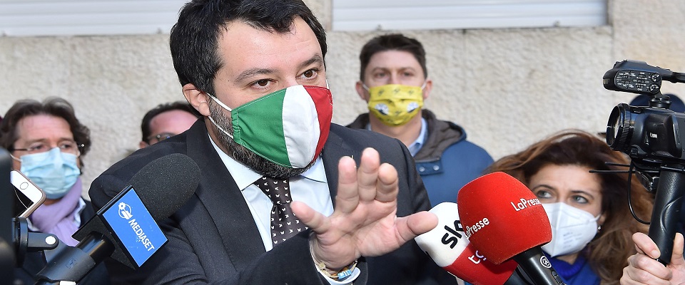 Salvini su crisi di governo