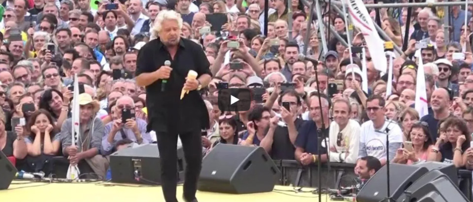 I senatori a vita di Conte? Per Grillo erano “nonni da ospizio che non muoiono mai…” (video)