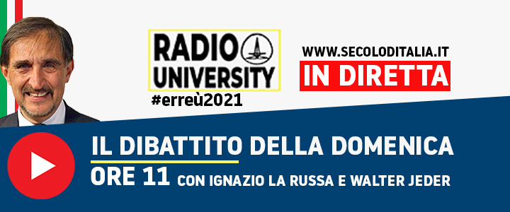 Radio University 2021 – Segui la diretta con Ignazio La Russa e Walter Jeder