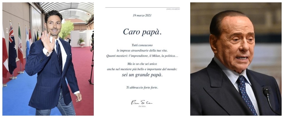 Festa del papà, auguri di Pier Silvio a Berlusconi. Sul web rimbalza il gossip: “Il Cav non ha gradito”