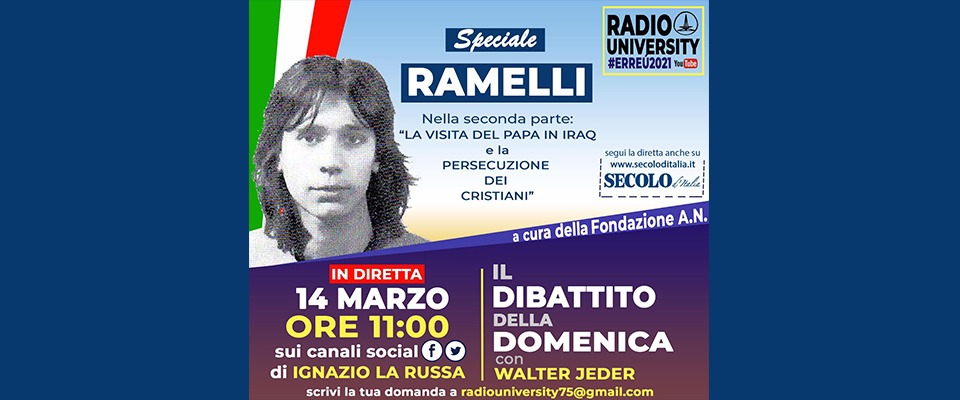 Radio University 2021 – Segui la diretta con Ignazio La Russa e Walter Jeder