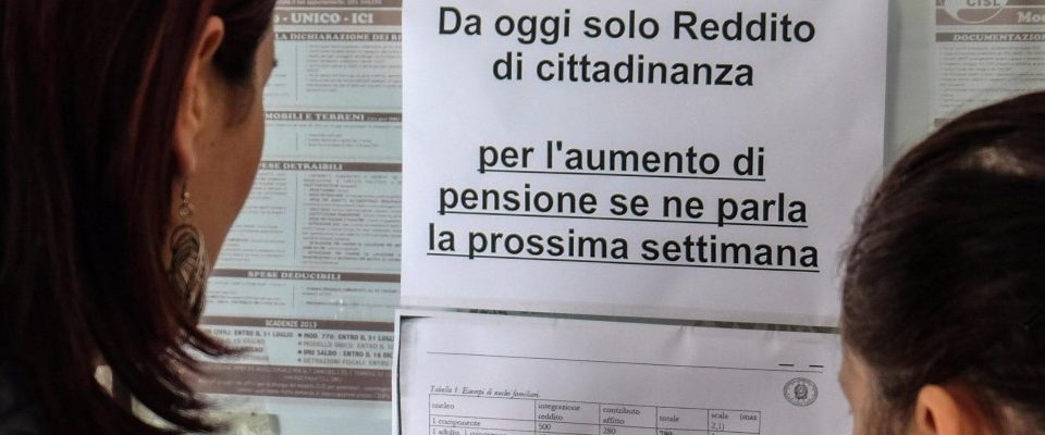 reddito di cittadinanza