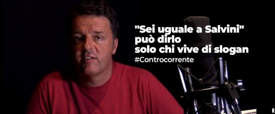 Renzi lancia il suo nuovo libro: «Mi accusano di essere come Salvini. E poi ci fanno gli accordi»