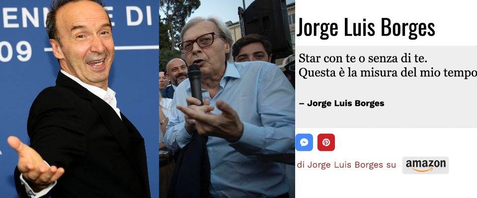 Sgarbi Smaschera Benigni: "Le Frasi Dedicate Alla Moglie Rubate A ...