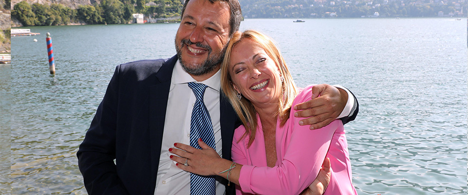 Al forum Ambrosetti di Cernobbio l’incontro tra Salvini e Meloni