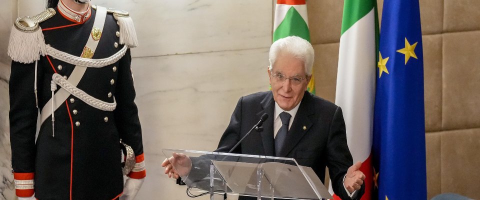 Mattarella si congeda