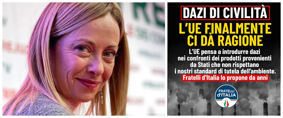 Dazi, Ue, Meloni